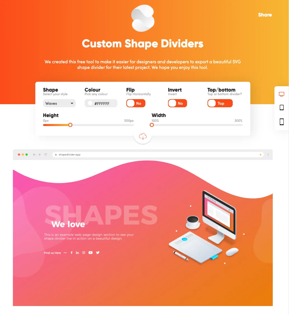 Custom Shape Dividers