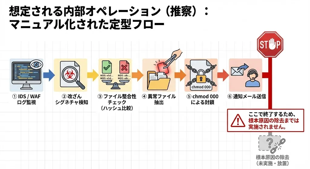 想定される内部オペレーション（推察）