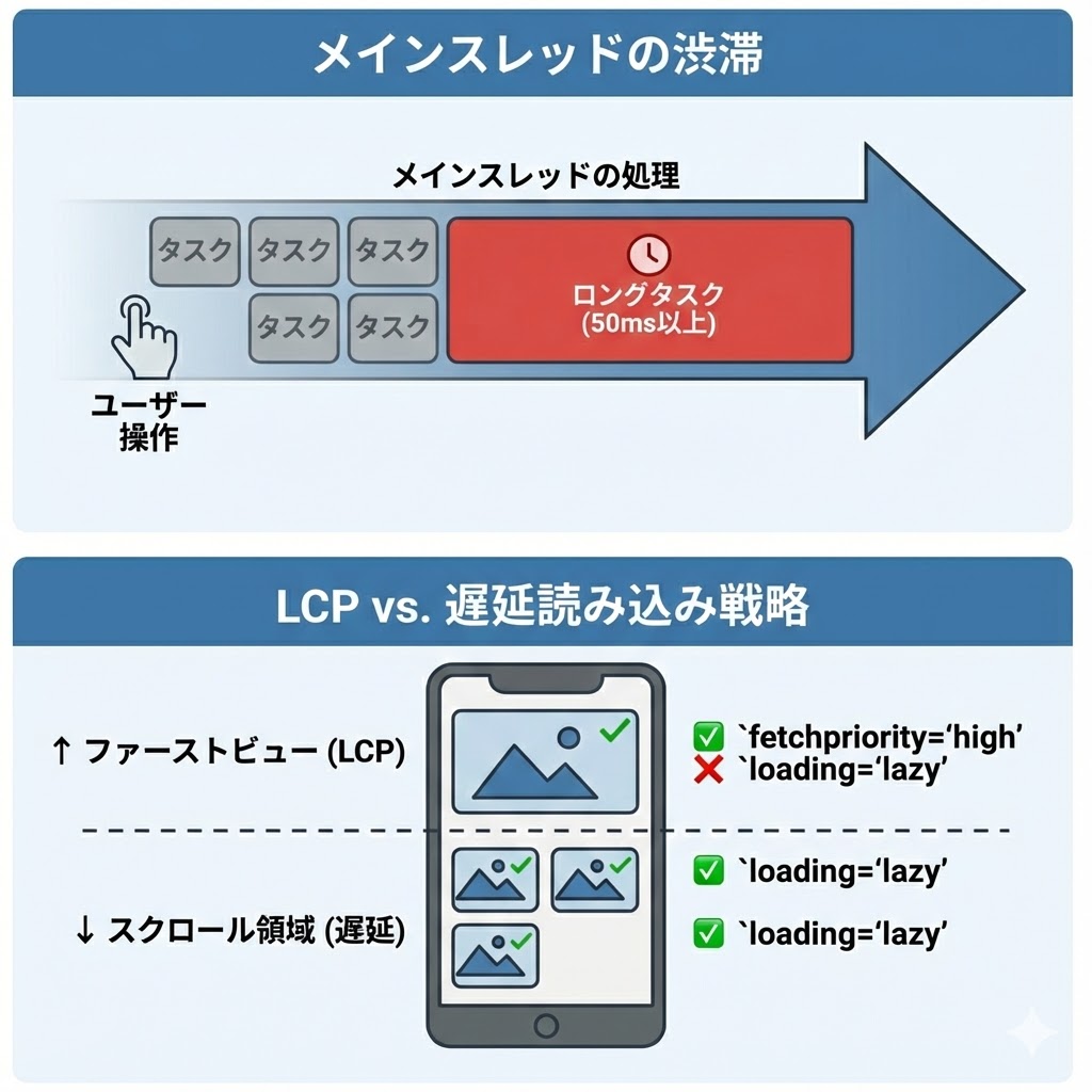LCP vs. 遅延読み込み戦略